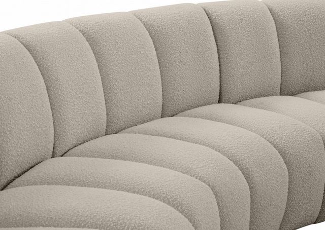 Meridian Furniture Infinity 4-Piece Taupe 148" Modular Sectional-3