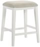 Armen Living Jane 2-Piece Dune Cloud/White Counter Stool Set-0