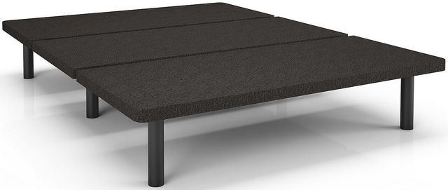 Beaudoin Level Charcoal Grey King Platform Bed