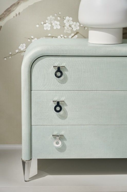 Hooker® Furniture Melange Julip Light Seafoam Green Accent Chest-4