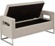 Olliix by Madison Park Grey Crawford Storage Bench-2
