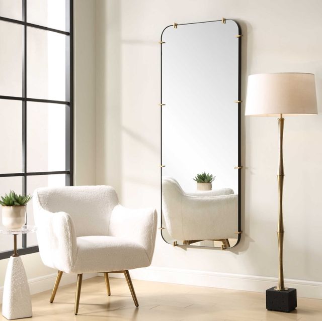 Uttermost® Pali Black Full Length Mirror-1