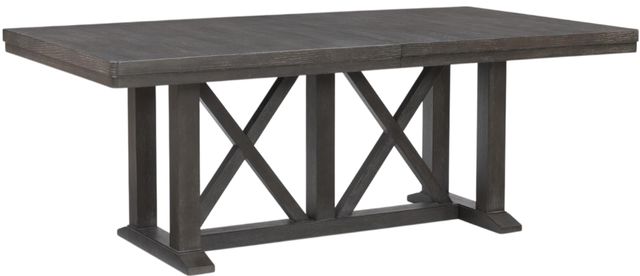Legacy Classic Briarwood Sable Trestle Dining Table-0