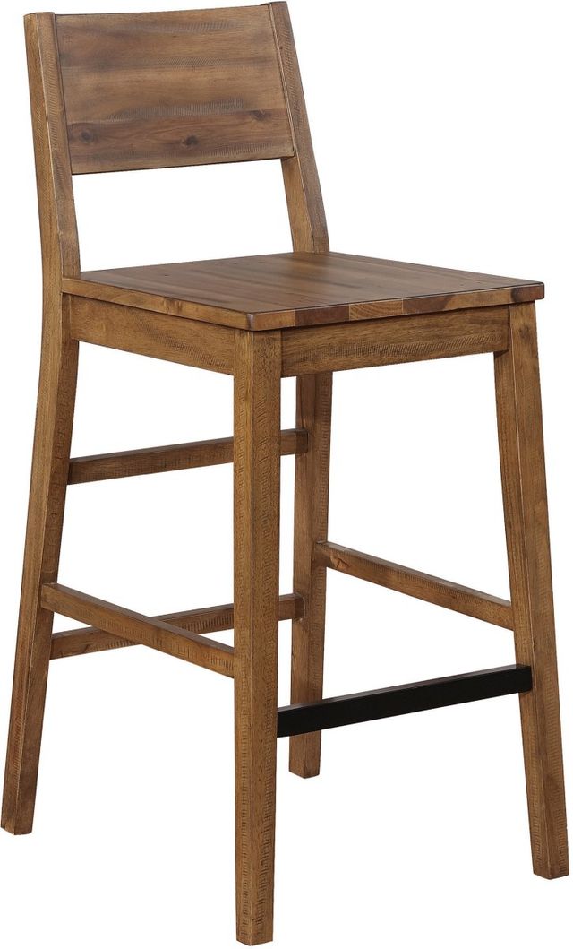 Coaster® Tucson Set of 2 Rustic Varied Natural Bar Stools-0