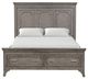 New Classic® Home Furnishings Lisbon Gray Queen Panel Storage Bed-2