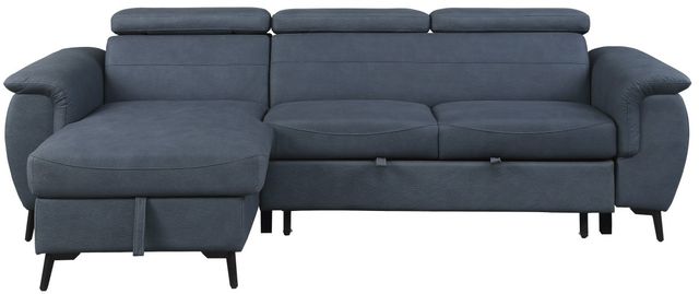 Homelegance® Cadence 2-Piece Blue Sleeper Sectional-1