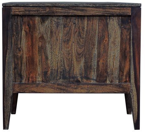 Porter International Designs Fall River Black Walnut Nightstand-3