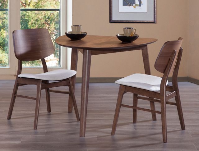 New Classic® Home Furnishings Oscar Walnut Drop Leaf Dining Table-2