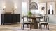 Bernards Elure Beige/Peppercorn Crescent Dining Side Chair-1