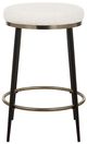 Uttermost® Ensemble Cream/Matte Black Counter Stool-3