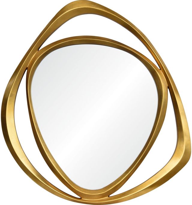 Renwil® Goldie Gold Leaf Wall Mirror-0