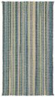 Capel Rugs Hampton Seaglass Blue 24" x 8' Vertical Stripe Rectangle Runner Rug-0