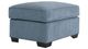 Cindy Crawford Home Liv French Blue Small Ottoman-0