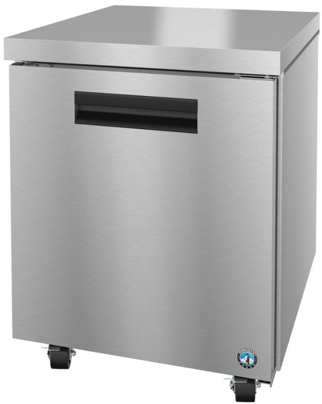 Hoshizaki Steelheart® 27" 6.21 Cu. Ft. Stainless Steel Single Section Undercounter Freezer with Stainless Door-2