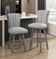 Mazin Furniture Corvallis Gray Swivel Counter Height Chair-4