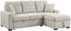 Homelegance® Waitsfield 2-Piece Beige Right Arm Facing Sectional with Pull-out Bed and Hidden Storage-0