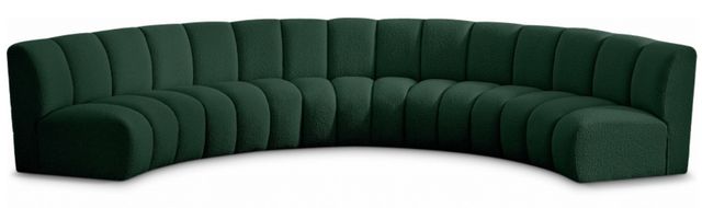 Meridian Furniture Infinity 5-Piece Green Modular Sectional Set-0