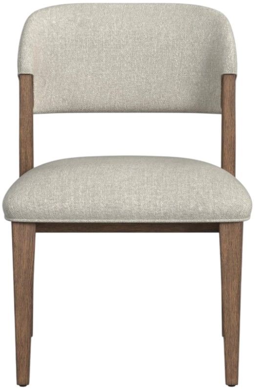 Flexsteel® Lyra 2-Piece Ivory/Sierra Brown Barrel Dining Side Chair Set-4