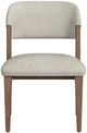 Flexsteel® Lyra Ivory/Sierra Brown Barrel Dining Side Chair-1