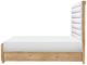 Legacy Classic Torrance Aged Driftwood/Tangier Sterling Queen Channeled Upholstered Panel Bed-3