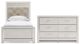 Signature Design by Ashley® Altyra 2-Piece White Twin Panel Bed Set-0