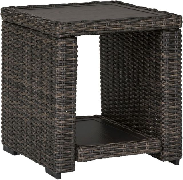 Signature Design by Ashley® Grasson Lane 3-Piece Brown Outdoor Table Set-2