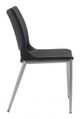 Zuo® Ace Black/Silver Dining Chair-2