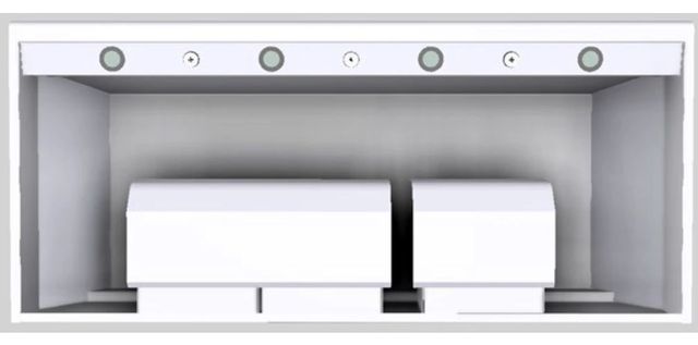 Vent-A-Hood® 54" White Wall Mounted Range Hood-3