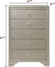 Crown Mark Lyssa Champagne Chest-2