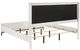 Coaster® Sonora White Eastern King Upholstered Panel Bed-2