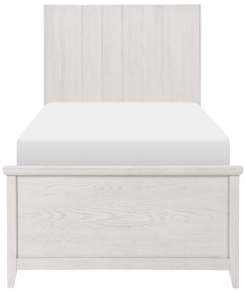 Legacy Kids Teen Ashton Bleached Linen Twin Youth Bookcase Bed-2