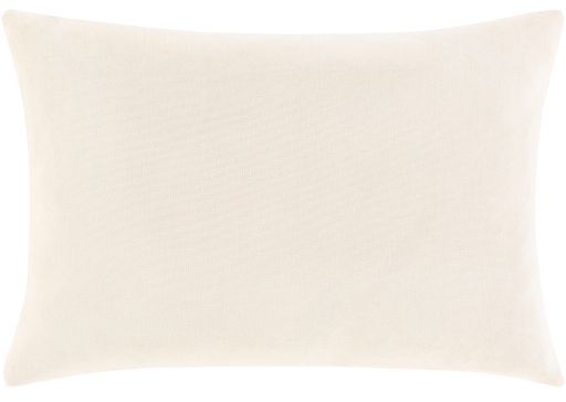 Surya La Guirlande Cream 12"x18" Toss Pillow with Down Insert-1