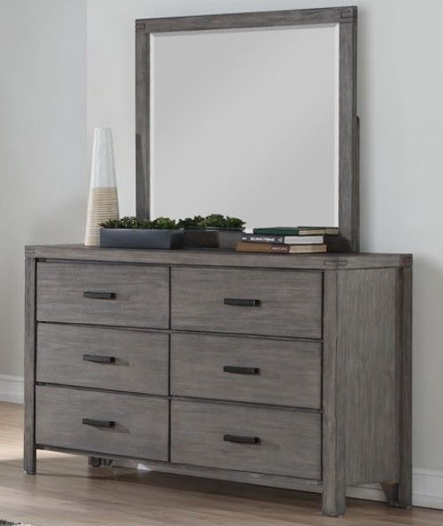 American Wholesale Furniture Copeland Clear/Gray Mirror-1