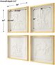 Uttermost® 4-Piece Fourfold Framed Prints Set-3