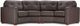 Jaymar High Point Evolution 2 Piece Illusion Dark Brown Gr. 30 Sectional-0