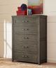 Legacy Kids Teen Bunkhouse Aged Barnwood Youth Chest-1