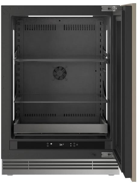 U-Line® Home Collection 24" 5.1 Cu. Ft. Panel Ready Beverage Center with Solid Door-2