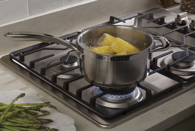 GE® 30" Stainless Steel Gas Cooktop-3