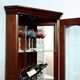 Furniture of America® Ortley Walnut Curio-2