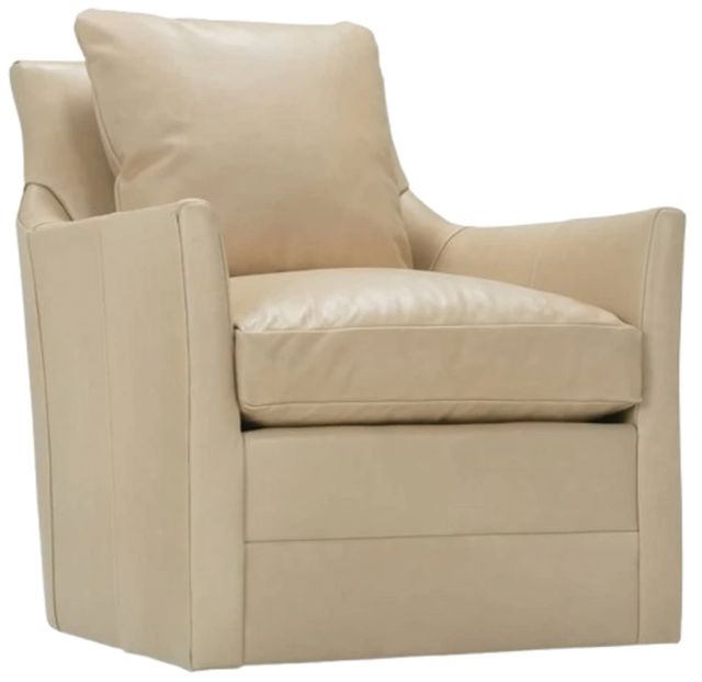 Rowe® Customizable Ingrid Leather Swivel Chair-0