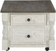Signature Design by Ashley® Havalance Gray Lift-Top Coffee Table with Distressed Vintage White Base-2
