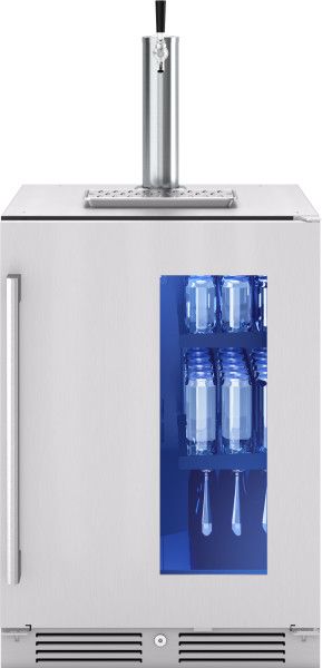 Zephyr Presrv™ 24" Stainless Steel Kegerator & Beverage Cooler-0