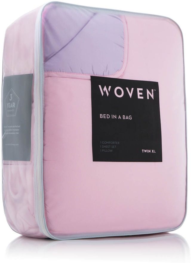 Malouf® Woven Lilac Twin XL Reversible Bed Set-1