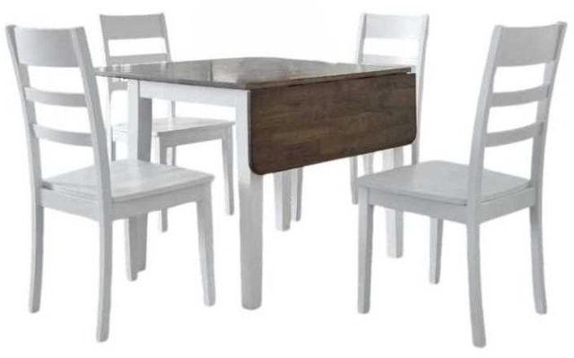 Liberty Furniture Landale 5-Piece Chestnut/White Dining Set-0