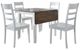Liberty Furniture Landale 5-Piece Chestnut/White Dining Set-0