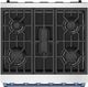 Thor Kitchen Gordon Ramsay Collection 30" Stainless Steel Pro Style Liquid Propane Range with Precision Knob Control in Blue Trim-5