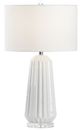 Chelsea House Gamble White Glaze Table Lamp-0