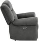 Homelegance® Brennen Charcoal Power Reclining Chair-3