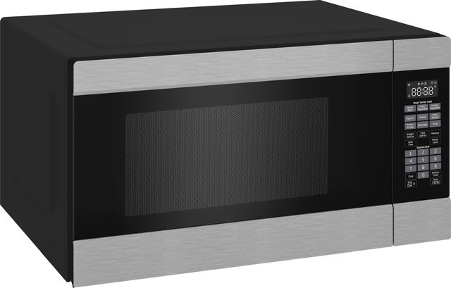 Beko 2.2 Cu. Ft. Stainless Steel with Black Glass Built In Microwave-2