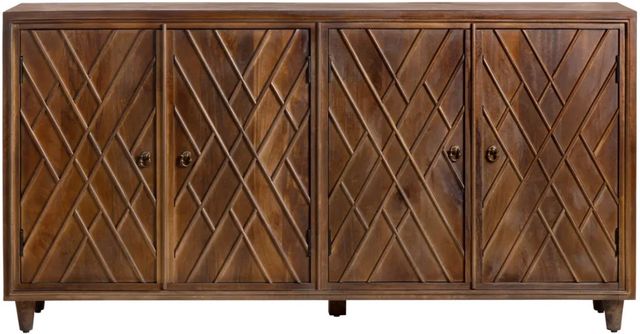 Crestview Collection Chippendale Brown Sideboard-3